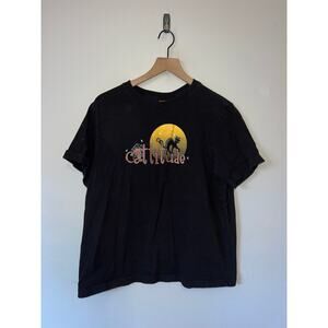 Womens Halloween Black Cat Shirt Happy Halloween Cattitude Kitten Top Tee XL
